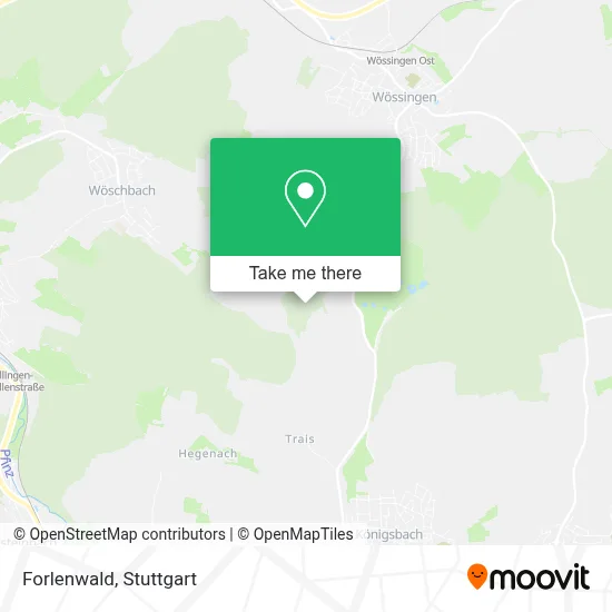Forlenwald map