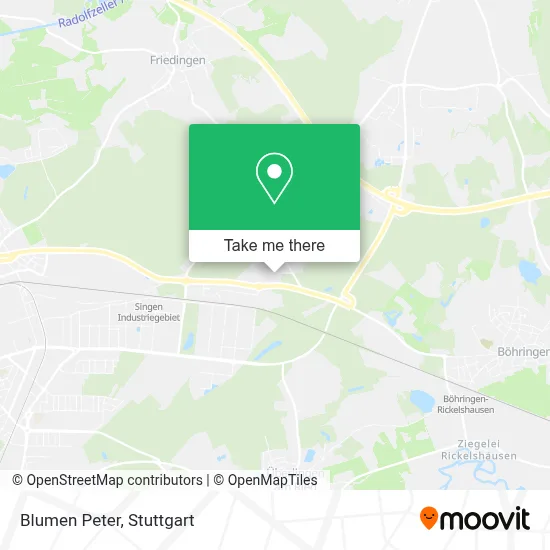 Blumen Peter map