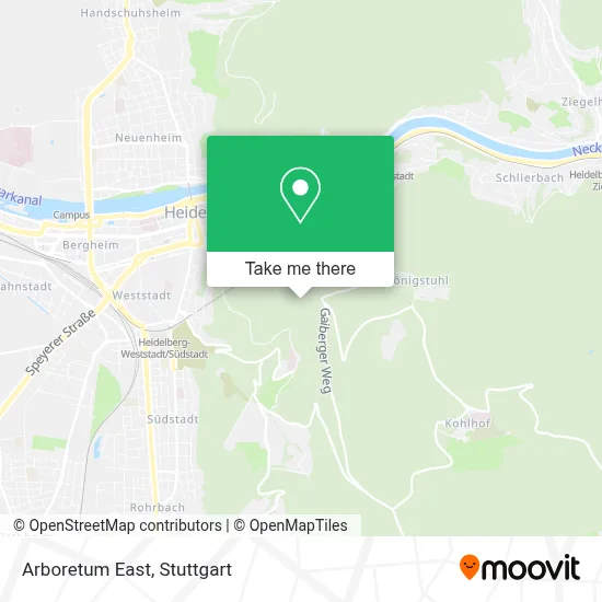 Arboretum I map