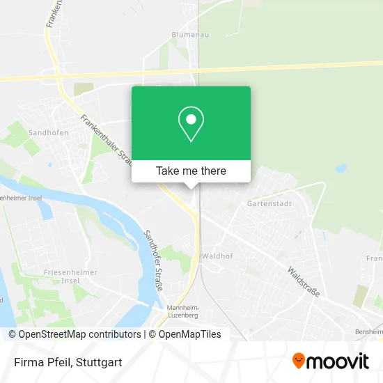 Firma Pfeil map