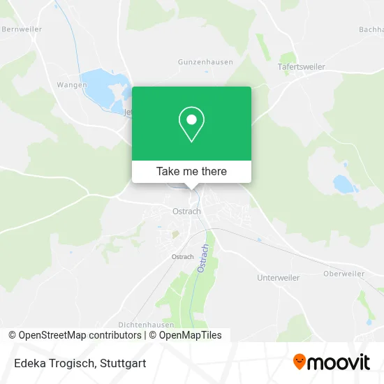 Edeka Trogisch map
