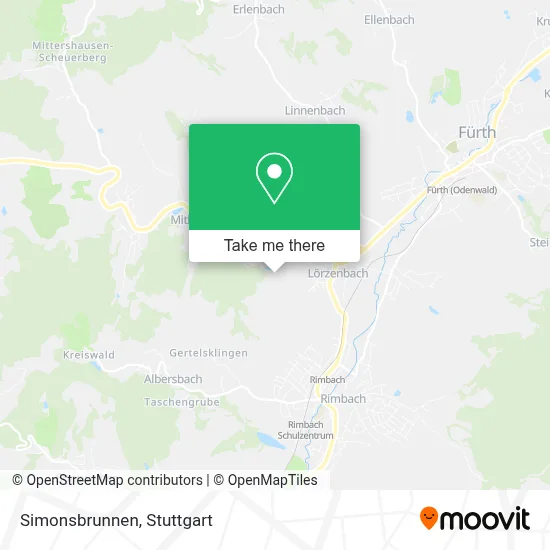 Simonsbrunnen map