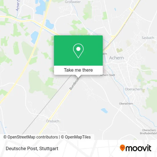 Deutsche Post map