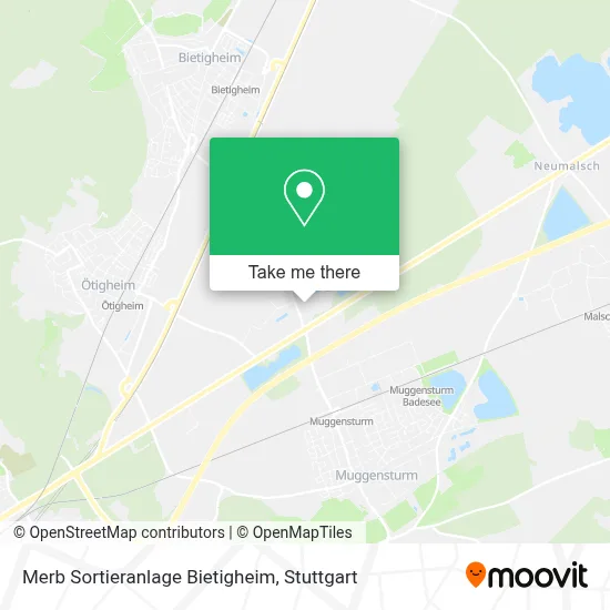 Merb Sortieranlage Bietigheim map