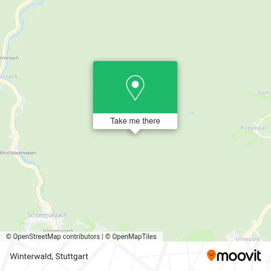Winterwald map