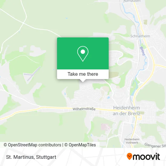 St. Martinus map