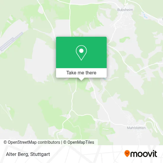 Alter Berg map