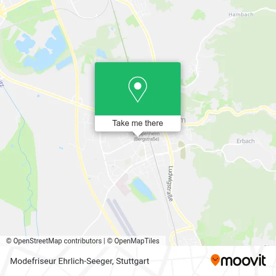 Modefriseur Ehrlich-Seeger map