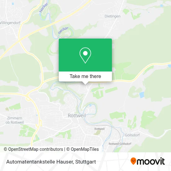 Automatentankstelle Hauser map