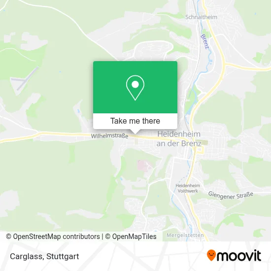 Carglass map
