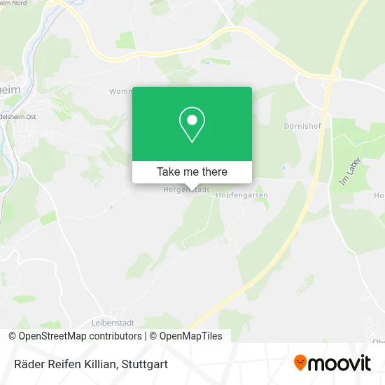 Räder Reifen Killian map