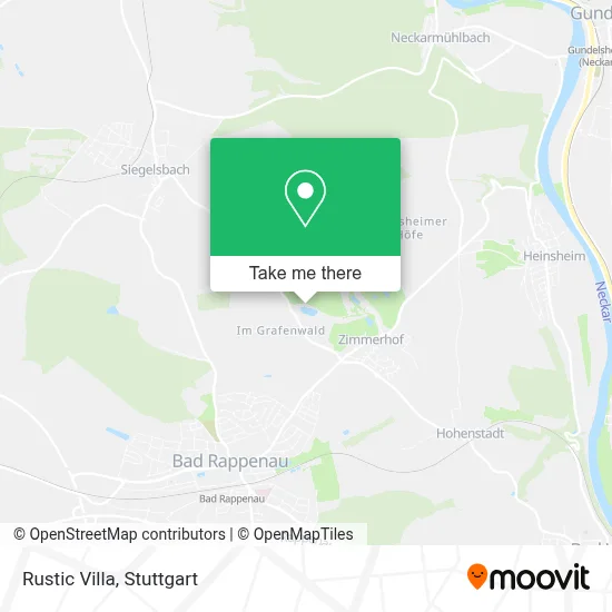 Villa Rustica map