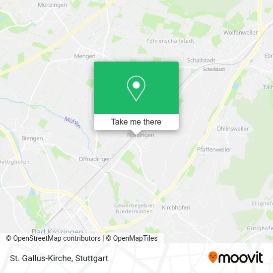 St. Gallus-Kirche map