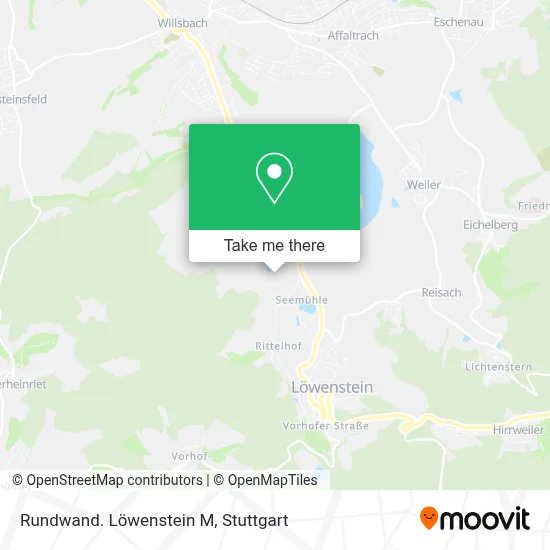 Rundwand. Löwenstein M map