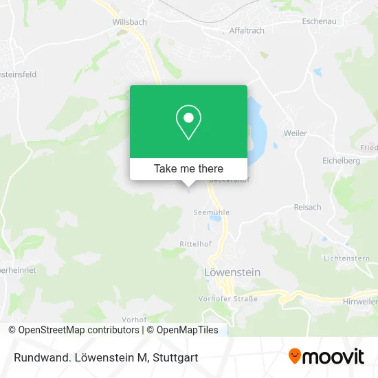 Rundwand. Löwenstein M map