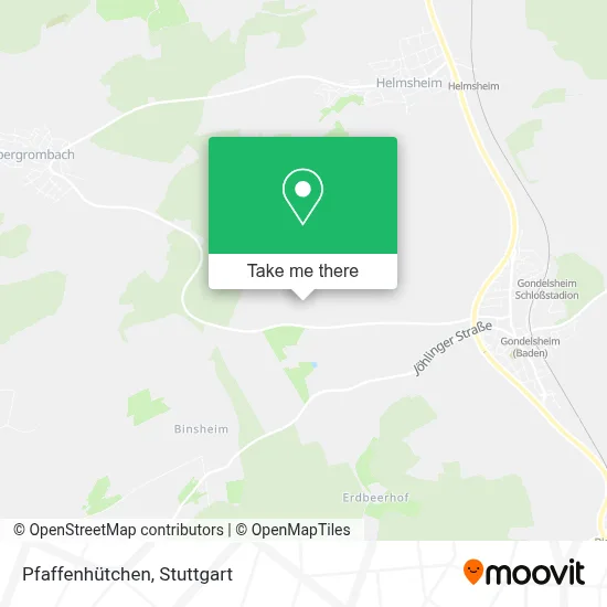 Pfaffenhütchen map