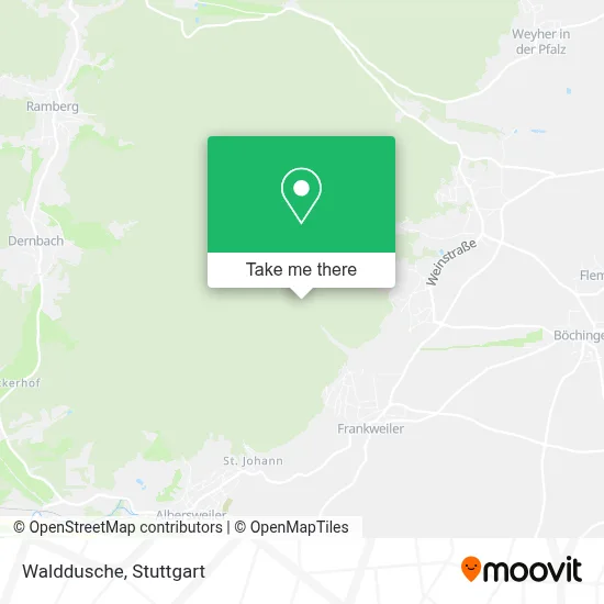 Walddusche map