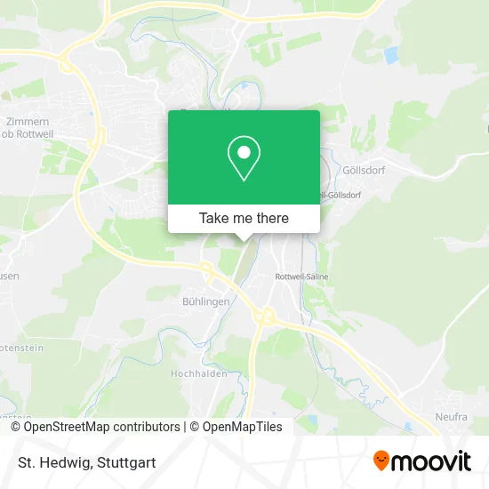 St. Hedwig map