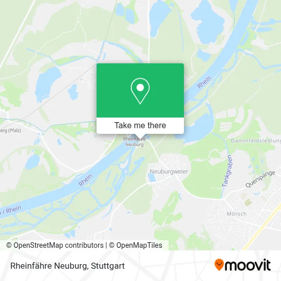 Rheinfähre Neuburg map