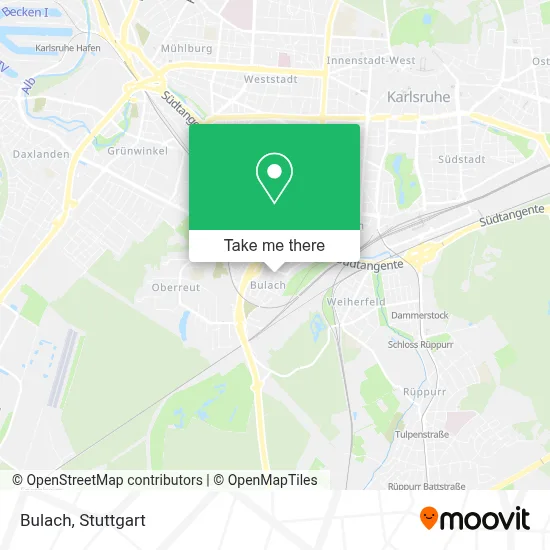 Bulach map