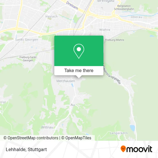 Lehhalde map