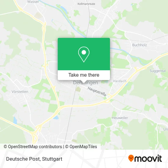 Deutsche Post map