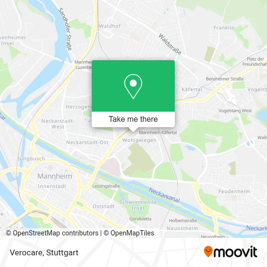 Verocare map