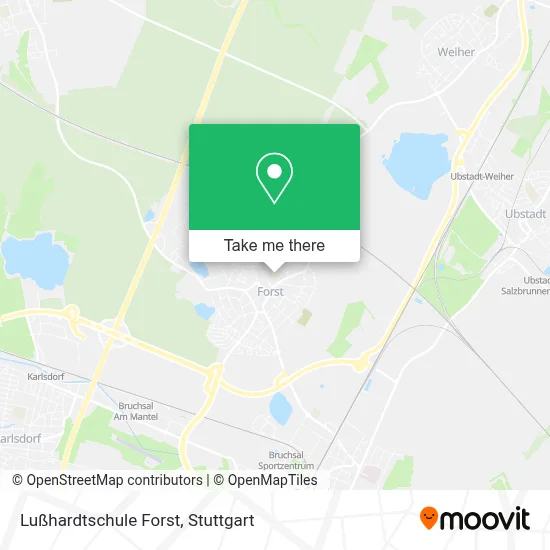 Lußhardtschule Forst map