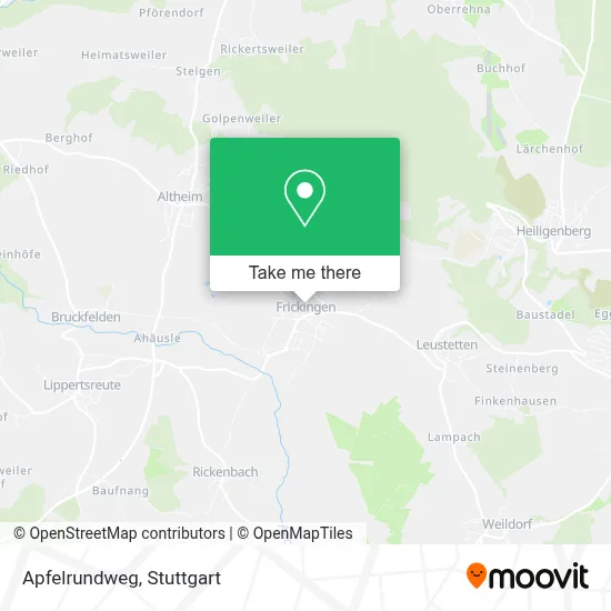 Apfelrundweg map