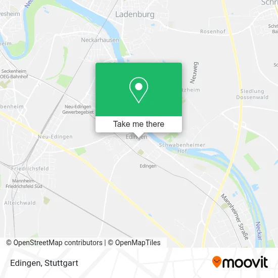 Edingen map