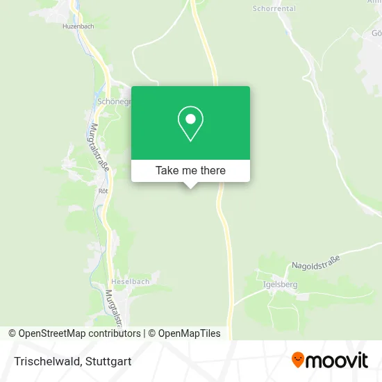 Trischelwald map