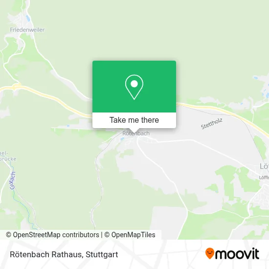 Rötenbach Rathaus map