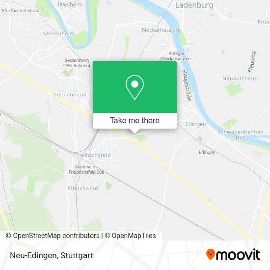 Neu-Edingen map