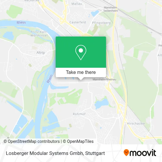 Losberger Modular Systems Gmbh map