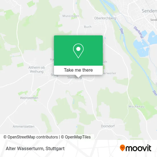 Alter Wasserturm map