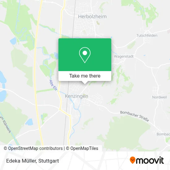 Edeka Müller map