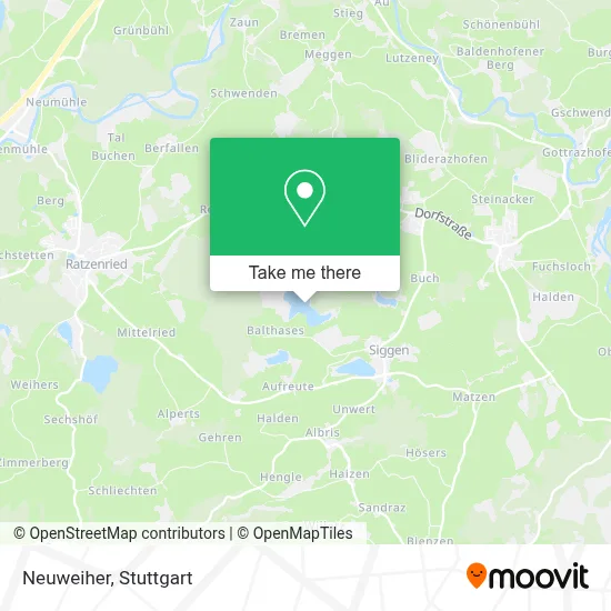 Neuweiher map