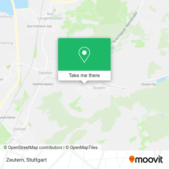 Zeutern map