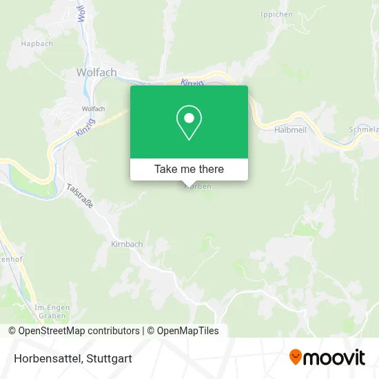 Horbensattel map