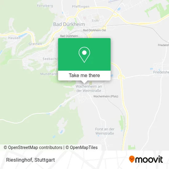 Rieslinghof map