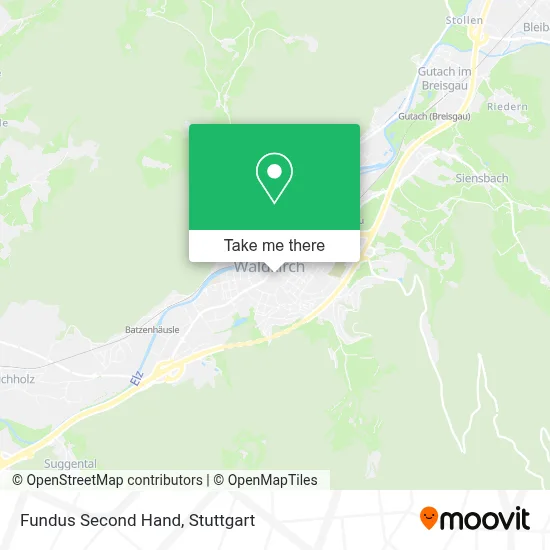 Fundus Second Hand map
