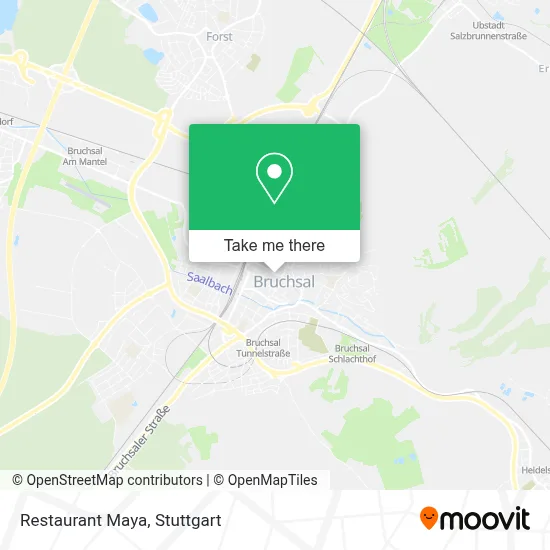 Restaurant Maya map