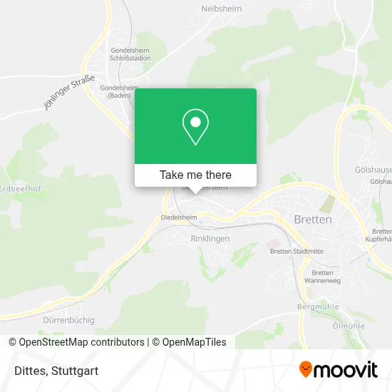 Dittes map