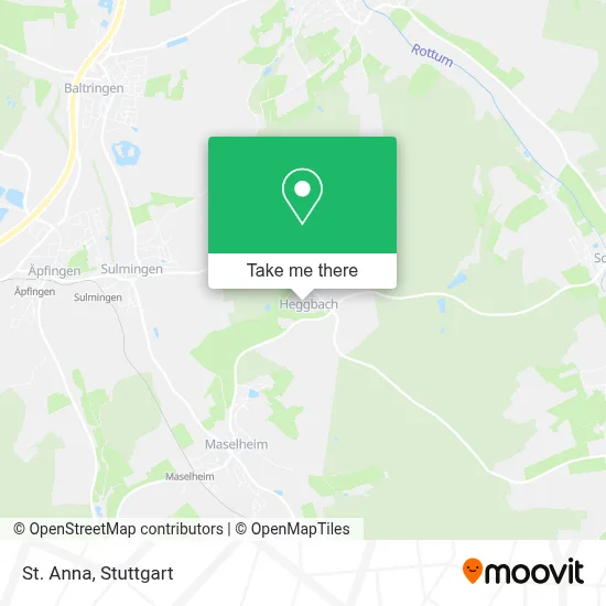 St. Anna map