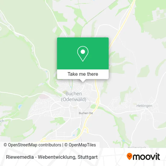 Riewemedia - Webentwicklung map