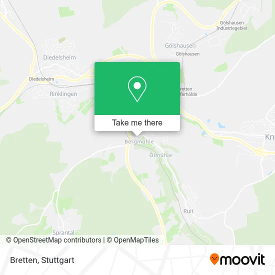 Bretten map