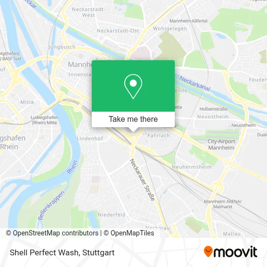 Shell Perfect Wash map