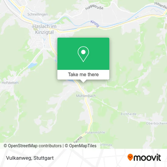Vulkanweg map