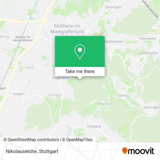 Nikolauseiche map