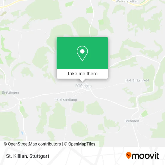 St. Killian map